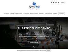 Tablet Screenshot of lecaflex.com